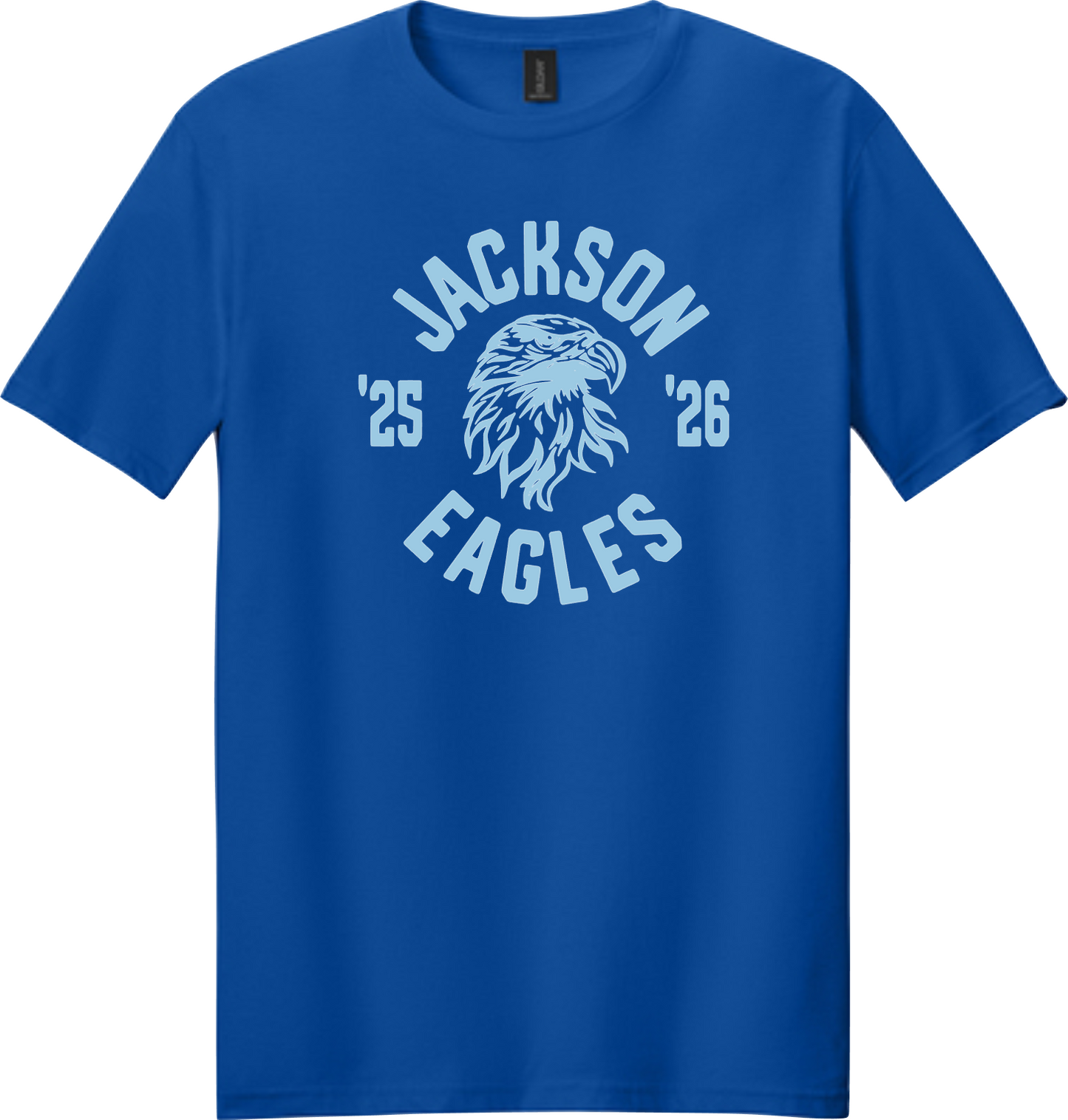 Jackson High School Eagles Circle Short Sleeve Tee PRESALE