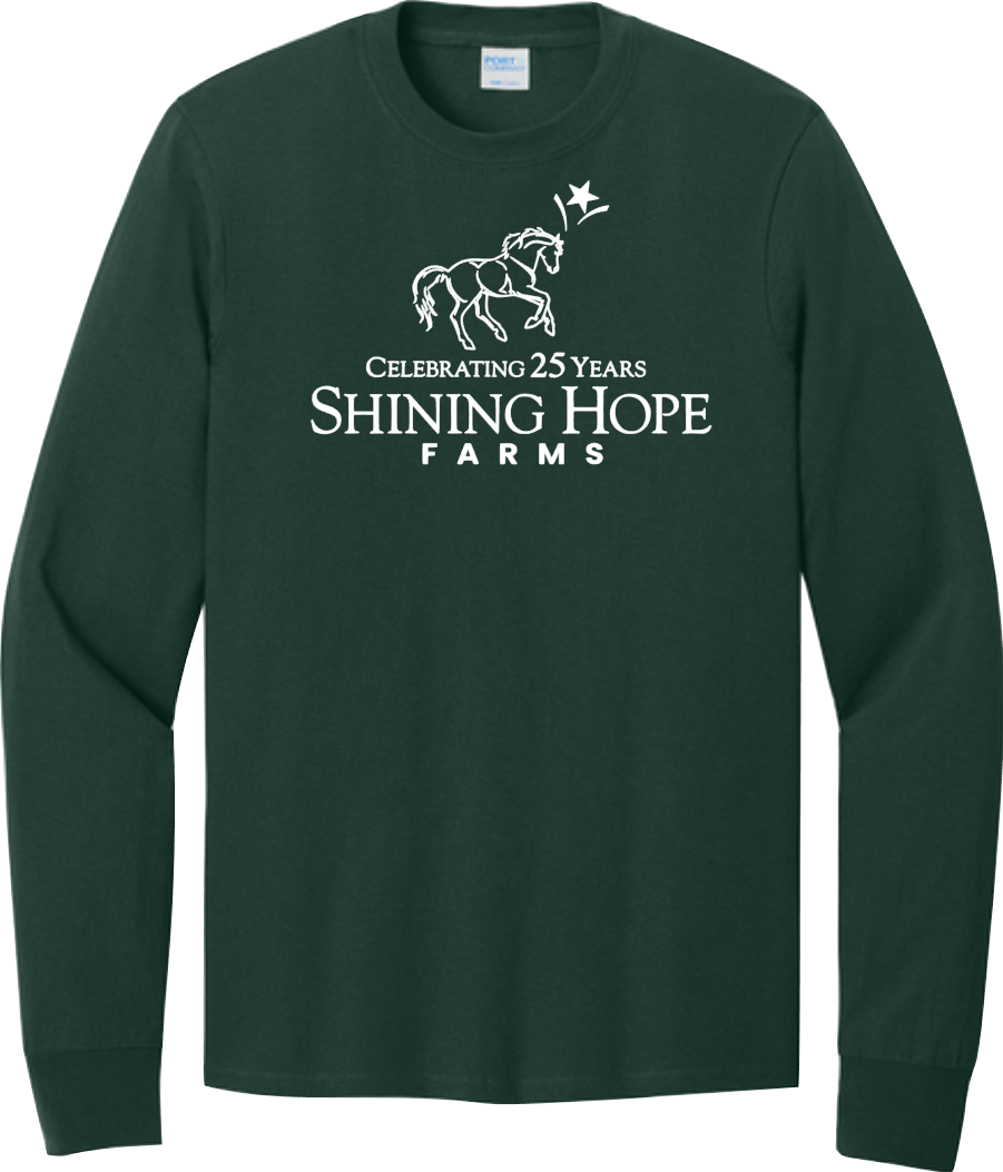 SHF - PRESALE - 25th Anniversary Shining Hope Farms T-Shirt (Long Sleeves)