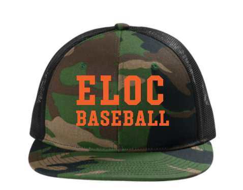 ELOC - BASEBALL CAMO FLATBILL -PRESALE