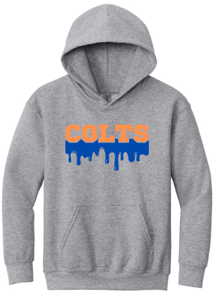 CSES PRESALE- Colts Drip- YOUTH Hoodie