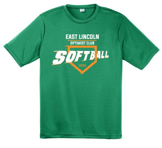 ELOC - SOFTBALL Performance Tee -PRESALE