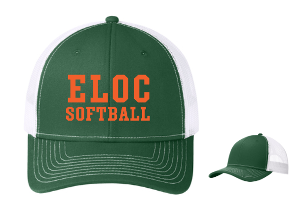 ELOC -SOFTBALL Snapback Trucker Hat -PRESALE