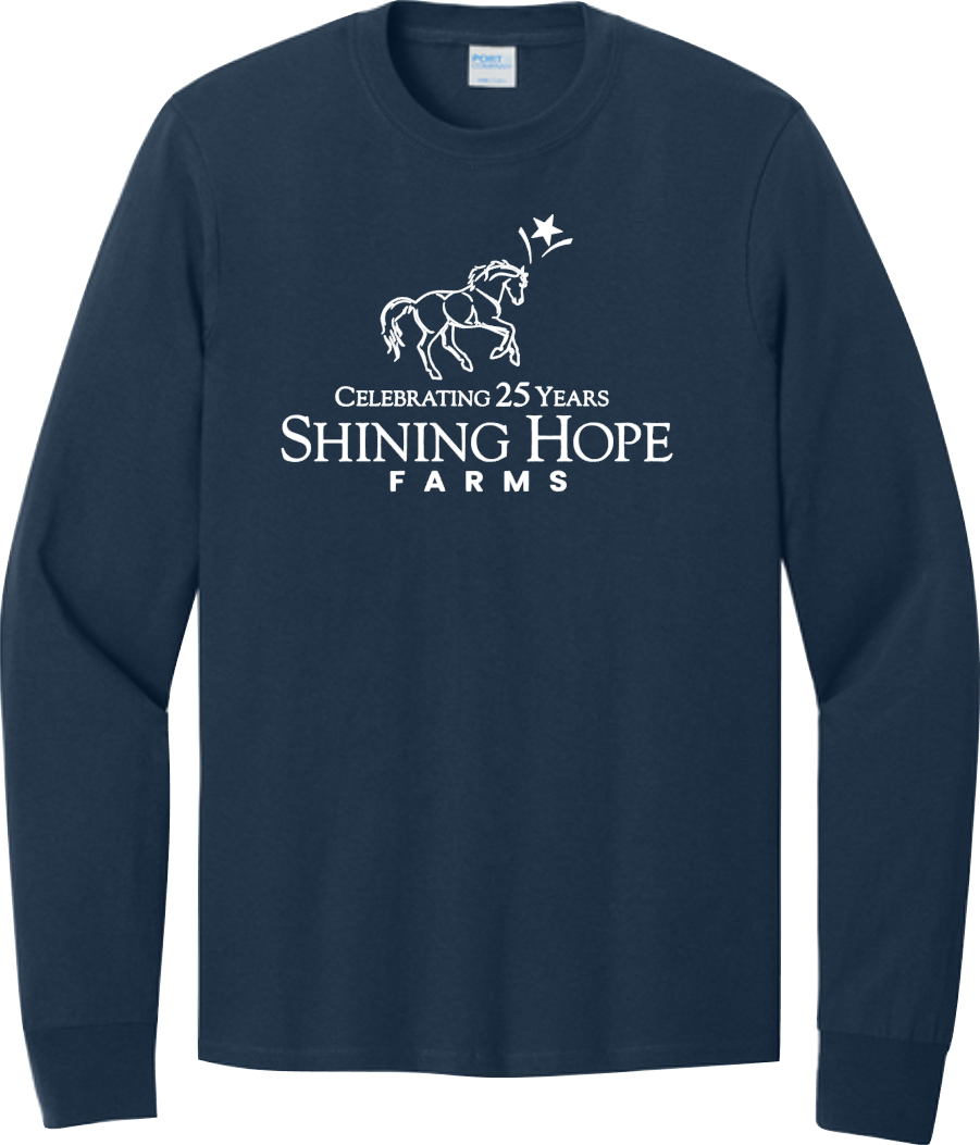 SHF - PRESALE - 25th Anniversary Shining Hope Farms T-Shirt (Long Sleeves)